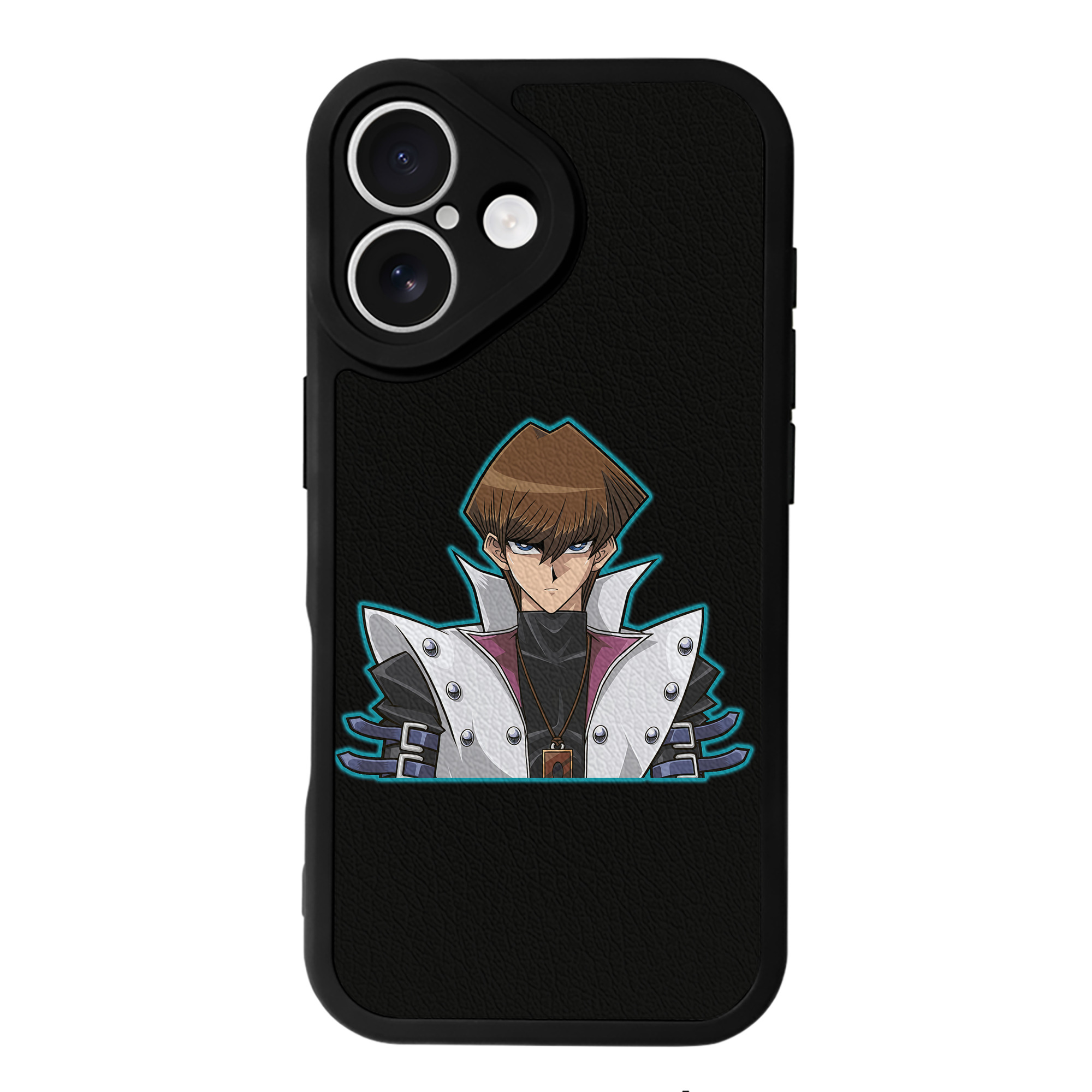 遊☆戯☆王 Yu-Gi-Oh! 【iPhone 16シリーズ対応】シリコンスマホケース（レザー調） 材質：シリコン
